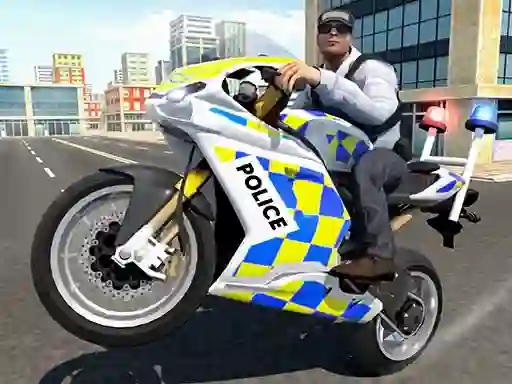 Mchezo Police Chase Motorbike Driver online