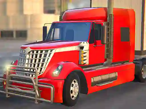 Mchezo American Truck Car Driving online
