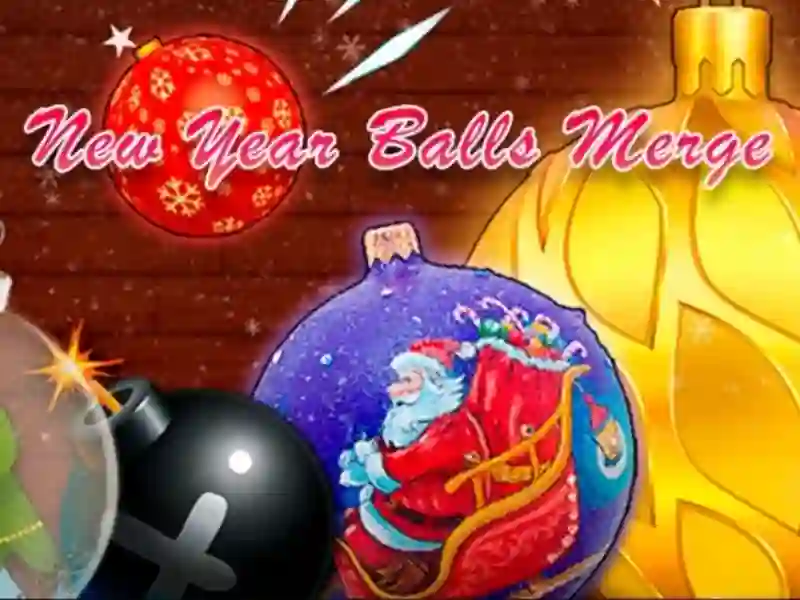 Mchezo New Year Balls Merge online
