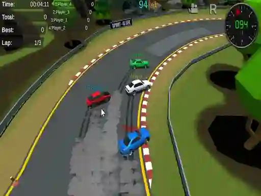 Mchezo Fantastic Pixel Car Racing online