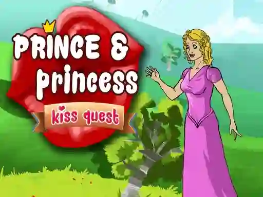Mchezo Prince & princess : Kiss quest online