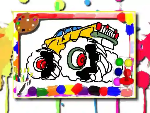 Mchezo Monster Truck Coloring Book online