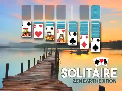 Mchezo Solitaire zen earth edition online
