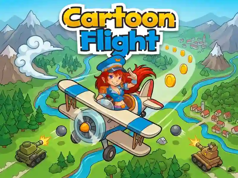 Mchezo Cartoon Flight online