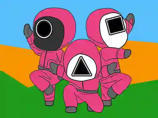 Mchezo Squid Coloring Book online