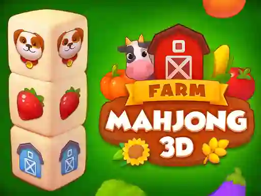 Mchezo Farm Mahjong 3D online