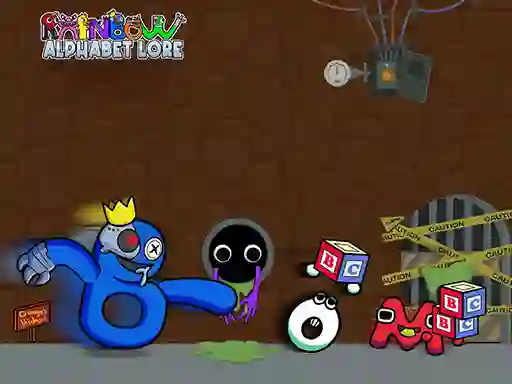 Mchezo Rainbow Alphabet Lore online