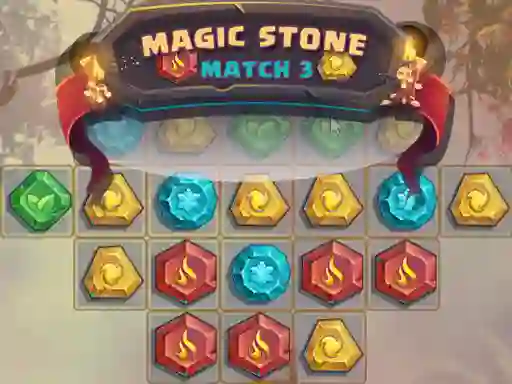 Mchezo Magic Stone Match 3 online