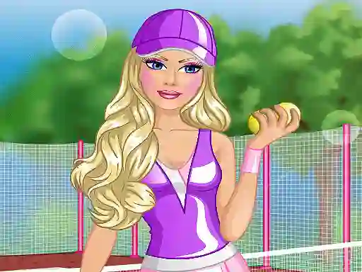 Mchezo Barbie Tennis Dress online