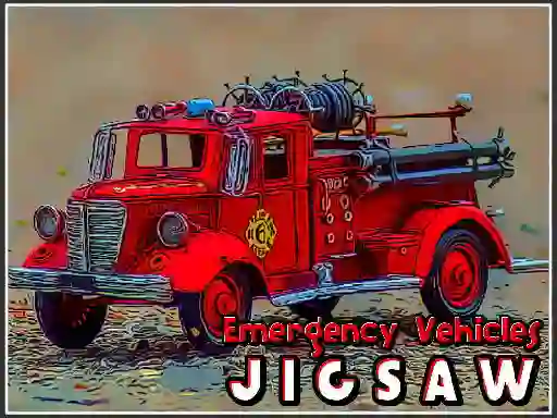 Mchezo Emergency Vehicles Jigsaw online