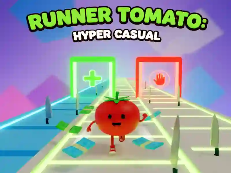 Mchezo Runner Tomato: Hyper Casual online