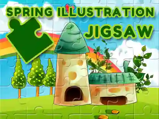 Mchezo Spring Illustration Jigsaw online