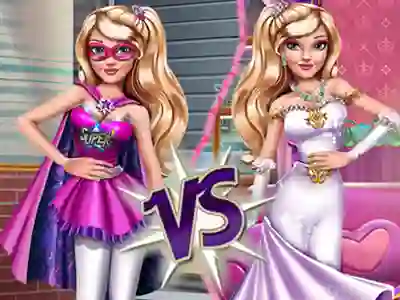 Mchezo Superhero Vs Princess online