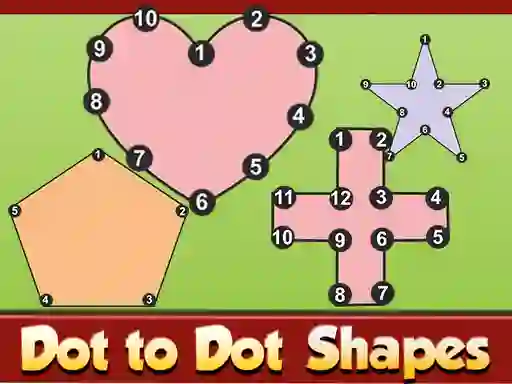 Mchezo Dot To Dot Shapes online