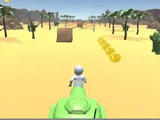 Mchezo 3D Desert Parkour online