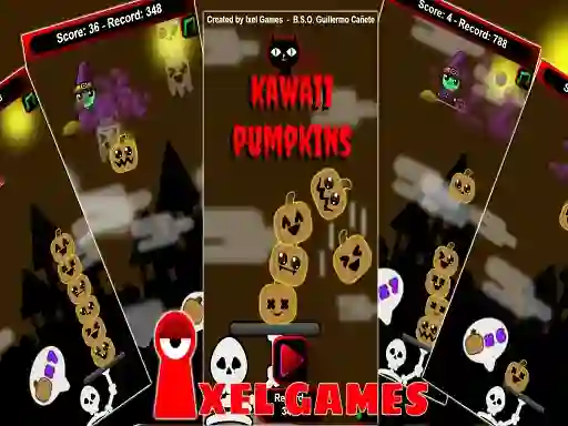 Mchezo Kawaii Pumpkins online