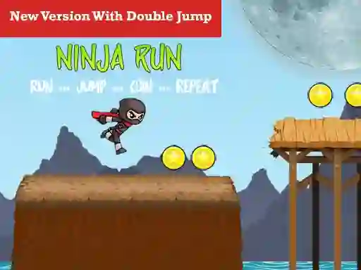Mchezo Ninja Run Double Jump online
