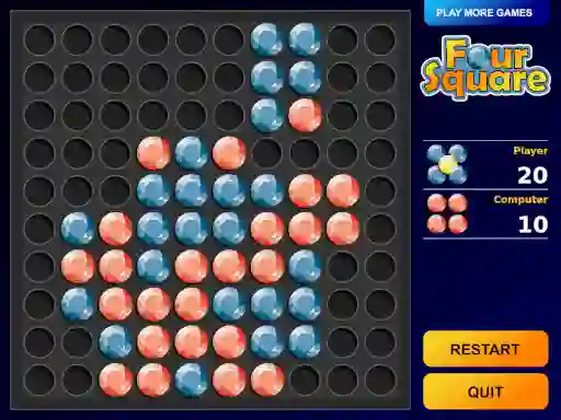 Mchezo Four Square online