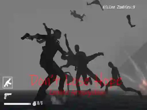Mchezo Don`t Lose Hope Zombie Armageddon online