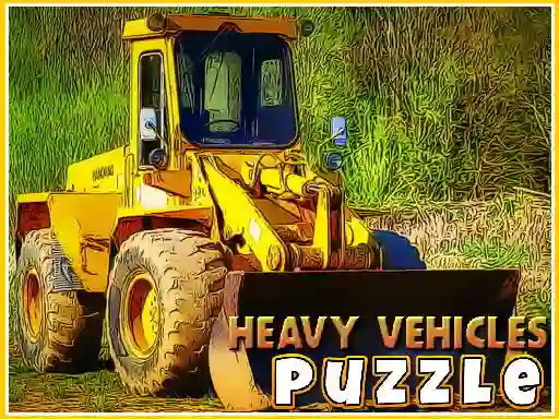 Mchezo Heavy Vehicles Puzzle online