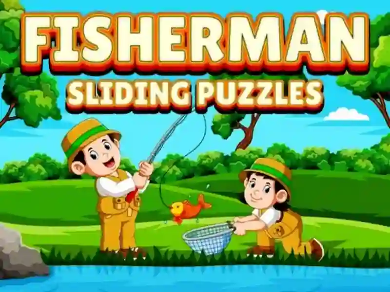 Mchezo Fisherman Sliding Puzzle online