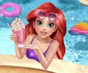 Mchezo Mermaid Princess Pool Time online