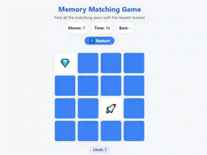 Mchezo Memory Matching Game online