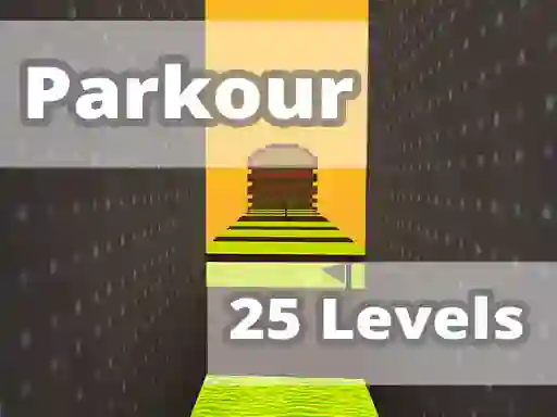 Mchezo Parkour 25 Levels online