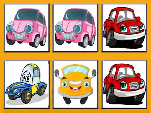 Mchezo Funny Cars Memory online