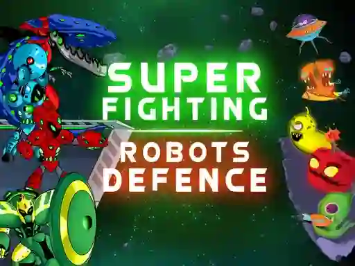 Mchezo Super Fighting Robots Defense online