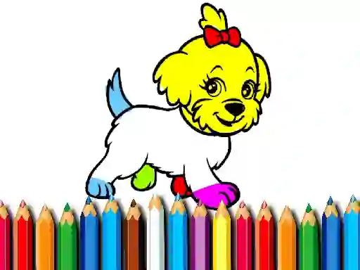 Mchezo Back To School: Doggy Coloring Book online