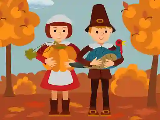 Mchezo Thanksgiving Jigsaw online