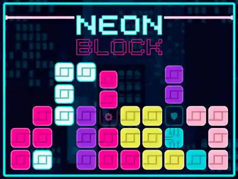 Mchezo Neon Block online