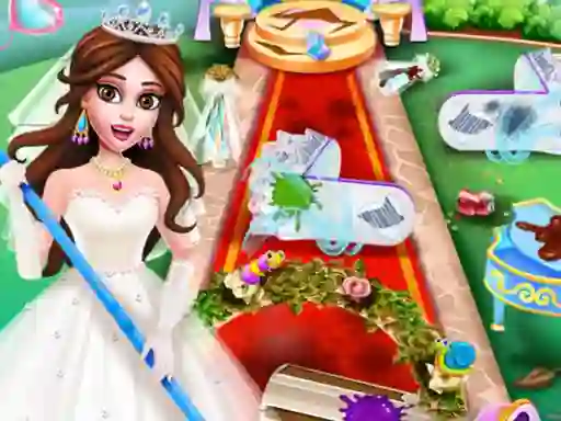Mchezo Princess Wedding Cleaning online