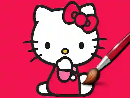 Mchezo Easy Coloring Kitty online