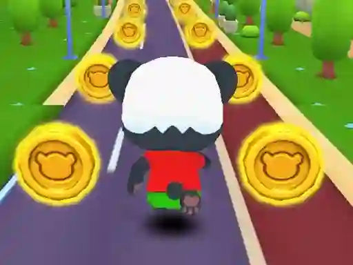 Mchezo Panda Subway Run online