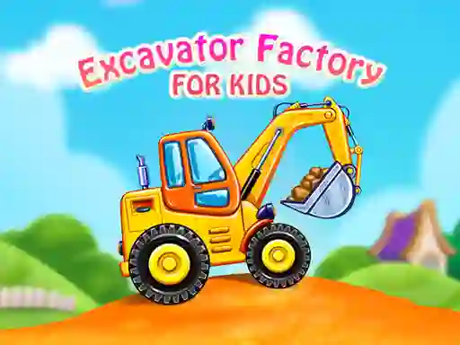 Mchezo Excavator Factory For Kids online