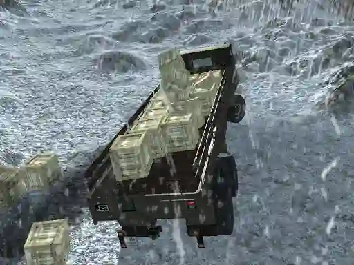 Mchezo Cargo Truck Montain Simulator online
