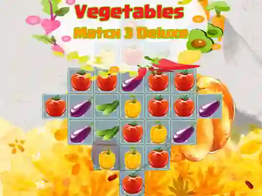 Mchezo Vegetables Match 3 Deluxe online