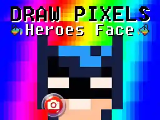 Mchezo Draw Pixels Heroes Face online