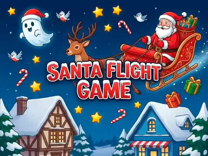Mchezo Santa Flight Game online