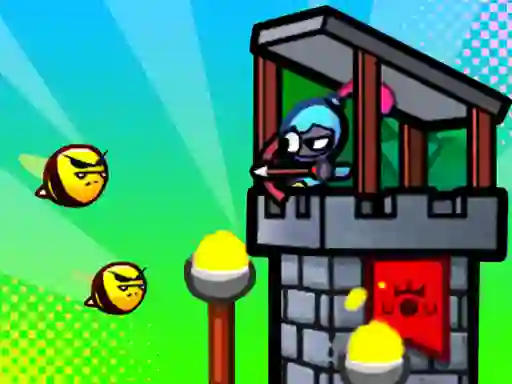Mchezo Idle Archer Tower Defense online