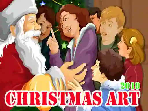 Mchezo Christmas Art 2019 online