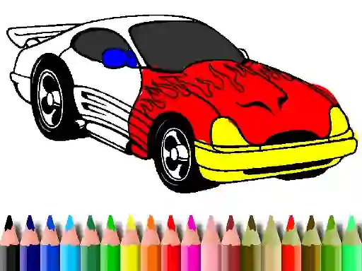 Mchezo Back To School: Muscle Car Coloring online