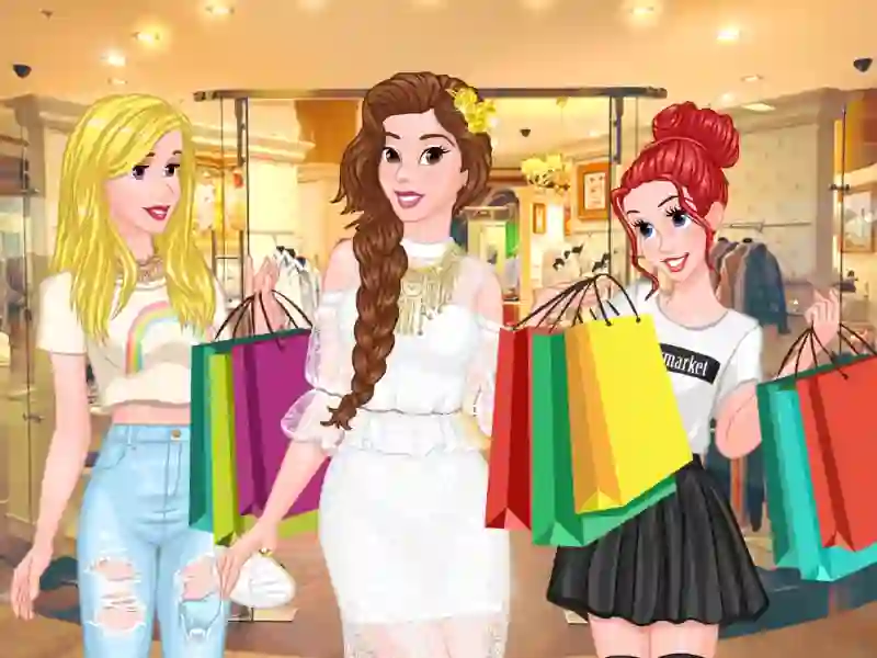 Mchezo Princesses: Fashion Shopaholic online