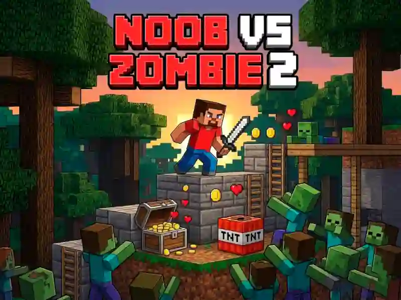 Mchezo Noob vs Zombie 2 online