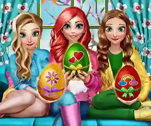 Mchezo Princesses Easter Fun online