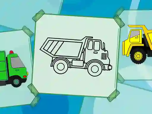 Mchezo Truck Coloring Book online