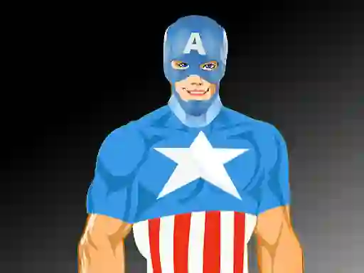 Mchezo Captain America Dressup online