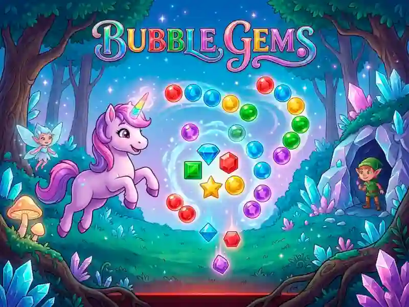 Mchezo Bubble Gems online